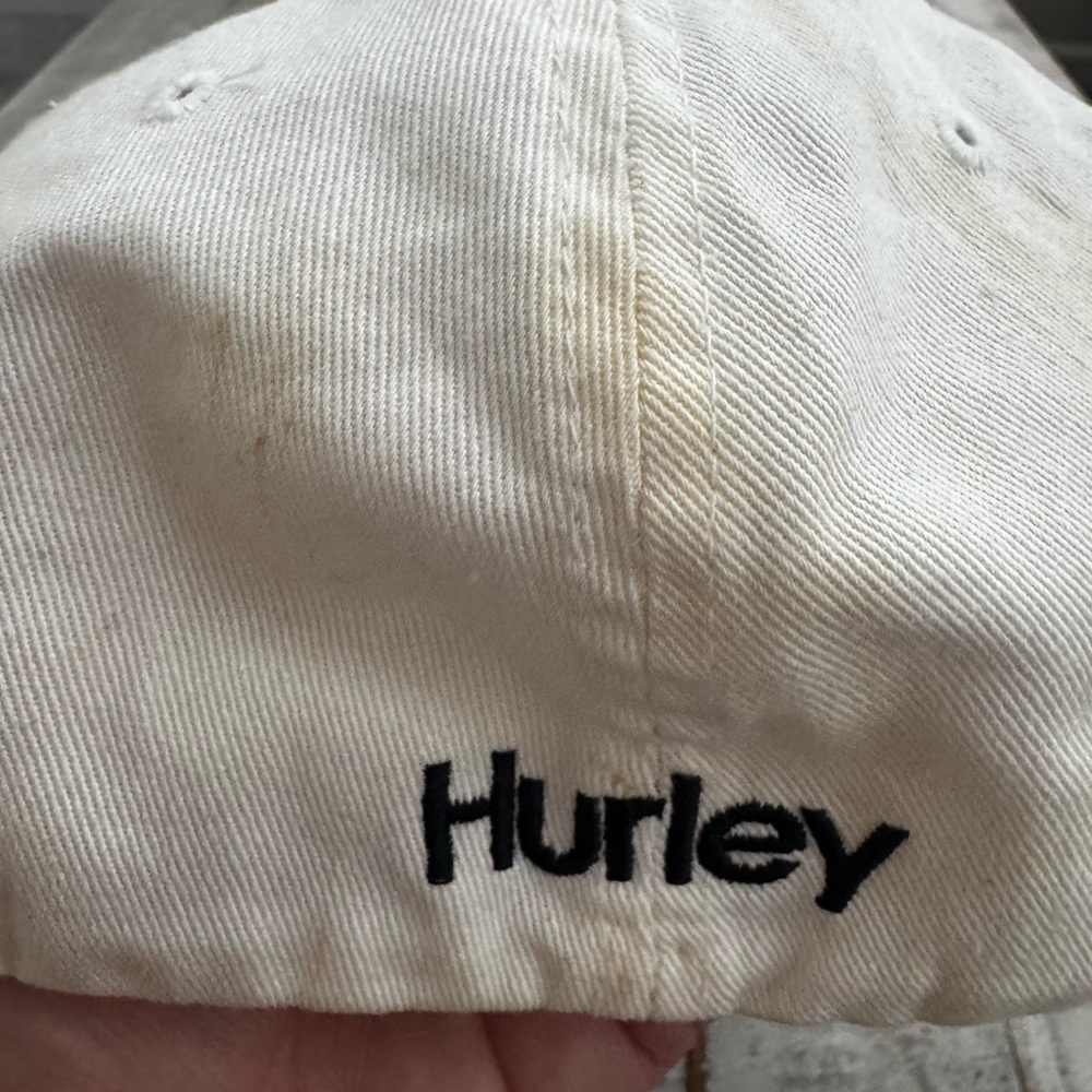 Hurley Cream & Green Plaid Hat - Picture 3 of 6